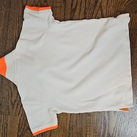 Psycho Bunny White and Orange Kids Polo Shirt - Picture 3 of 6